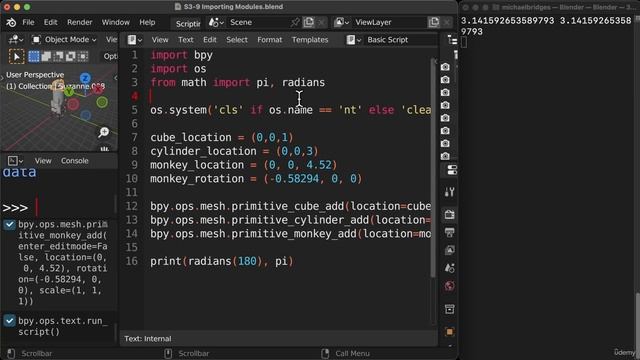 3_8. S3-9 Importing Modules смотреть онлайн