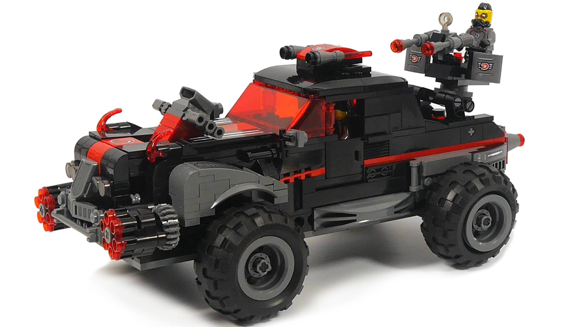 Собираем машины из ЛЕГО - Конструктор Qman Powersquad 3406 Сокрушители на Кармагеддоне смотреть онлайн