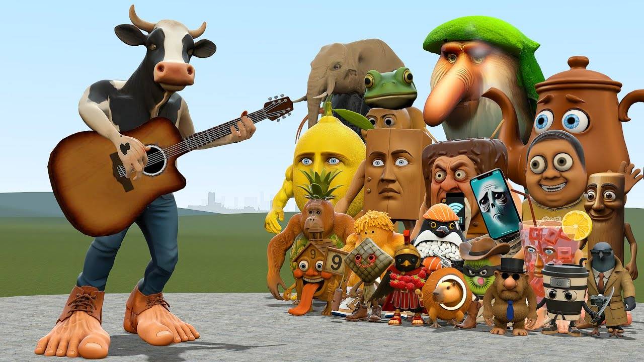 Я становлюсь новым дадаа сапи против всех итальянских мемов Brainrot🤙 смотреть онлайн