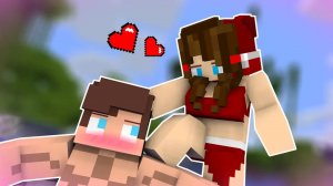 Джей Джей и Майки вернулись к горячим источникам - мультфильм про Майнкрафт