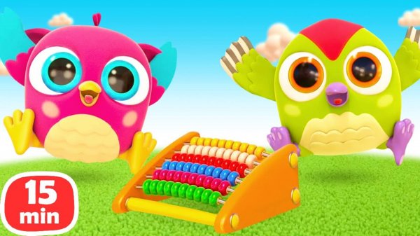 Играем в счеты и собираем трассу для машинок! Совенок Хопхоп и его приключения