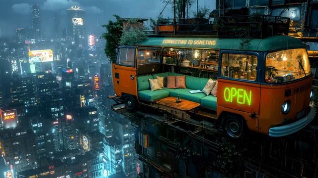 🌃 Lost In The Neon Rain A Dark Ambient Cyberpunk Soundscape 🌧️ #CyberpunkAmbient #RainyCity
