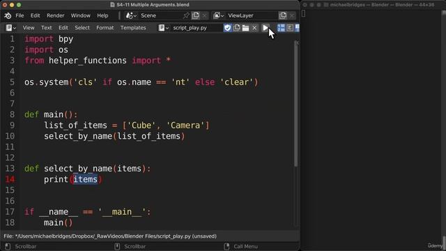 4_10. S4-11 Multiple Arguments смотреть онлайн