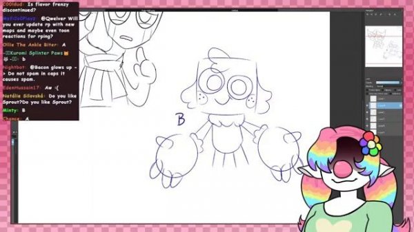 First Live Stream on YouTube Drawing