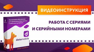 DataMobile. Работа с сериями и серийными номерами