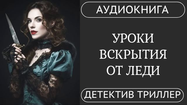 АУДИОКНИГА ПОЛНОСТЬЮ УРОКИ ВСКРЫТИЯ ОТ ЛЕДИ: Она пишет историю кровью ✒️ /// #триллер #детектив смотреть онлайн