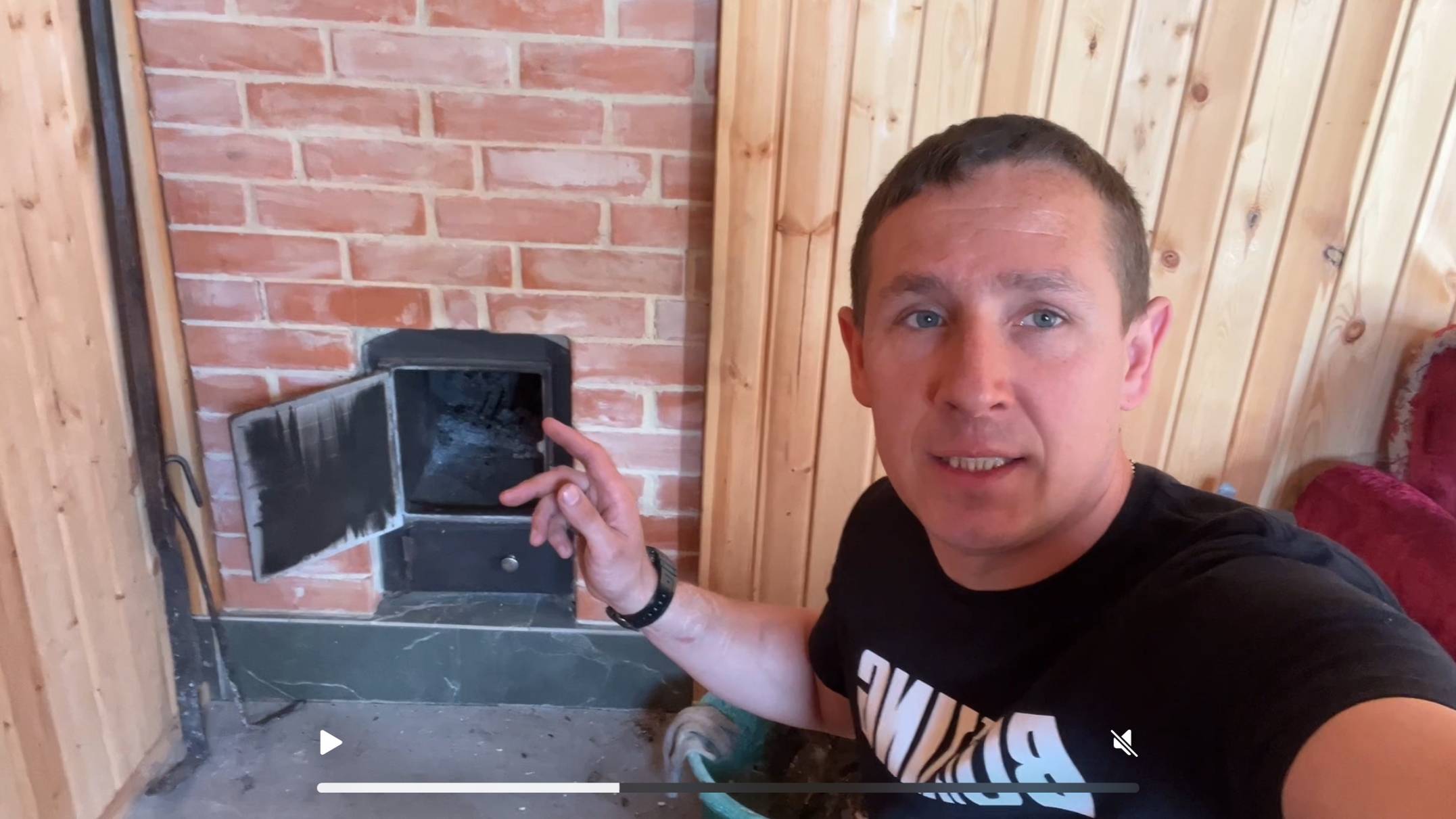 Ремонтируем банную печь по гарантии, спустя 2 года.