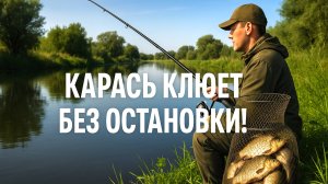 Карась клюёт БЕЗ ОСТАНОВКИ в любую Жару! Секретный Рецепт Наживки!