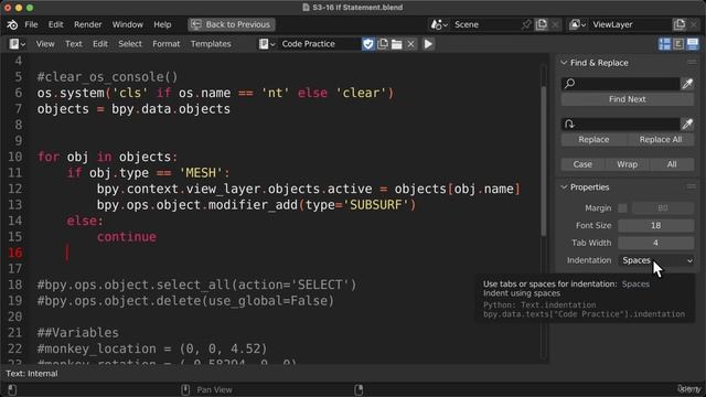 3_17. S3-17 Tabs Vs Spaces смотреть онлайн