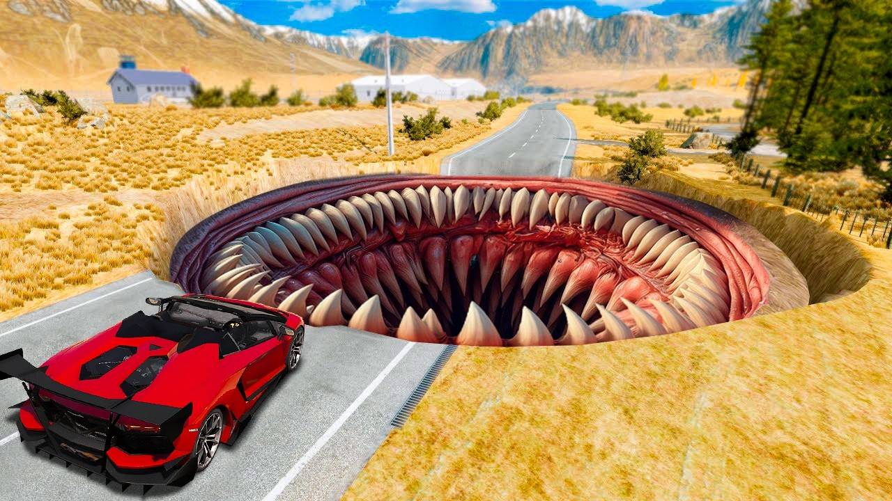 Читерская Тачка перелетела Кошмарную Яму в ГТА 5 смотреть онлайн