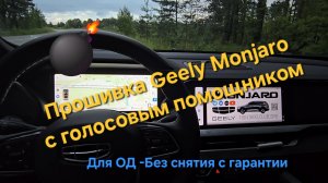 Прошивка ГУ Geely Monjaro: установка навигации, приложений, голосового помощника-Без снятия гарантии