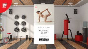 MORNING BOOST с Еленой Жиляевой |11 июля 2025 в 7.30 по МСК |Онлайн-тренировки World Class