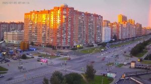 09.07.2025. Питер. Лето. Белые ночи. 22:00. Шикарный закат. Радуга. Двойная. И без дождя. Красота!