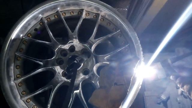 Реставрация японских дисков при помощи TIG сварки. г. Липецк смотреть онлайн