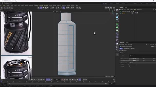 Лепим стаканчик 3D обучалка