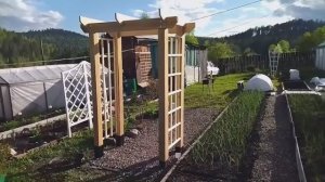 Садовая арка- пергола своими руками.