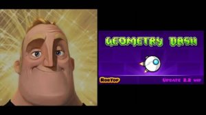 MR. Incredible Becoming Canny 
(Geometry dash 2.2 news my reaction) Мистер Невероятный Становится Ос