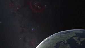 Космос - Земля и млечный путь