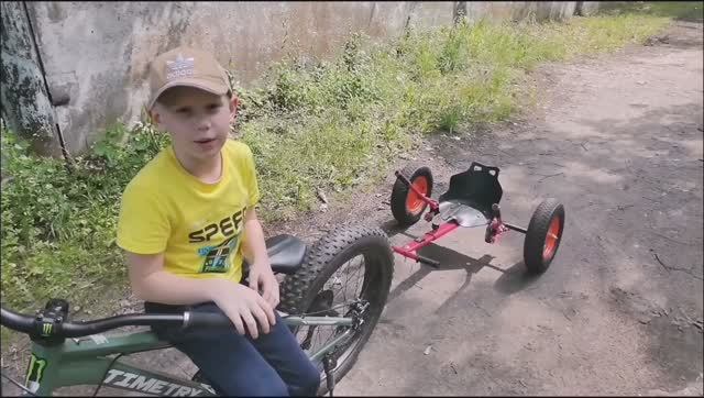 САМОДЕЛЬНЫЙ ПРИЦЕП ДЛЯ ВЕЛОСИПЕДА