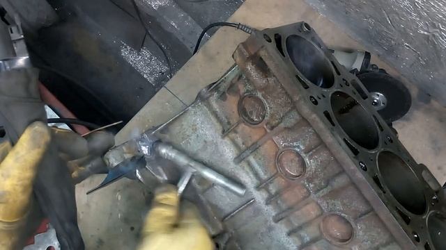 TIG Сварка чугуна медью. г. Липецк смотреть онлайн