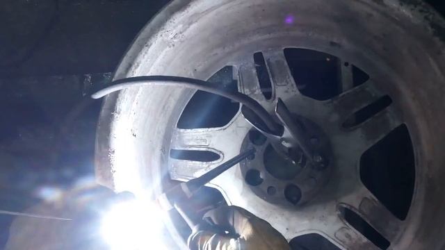 как заварить толстый борт диска. г.Липецк смотреть онлайн