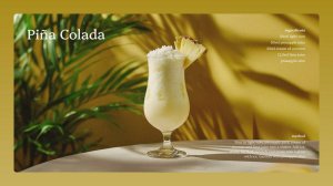 Pina colada - A beachside lounge mix