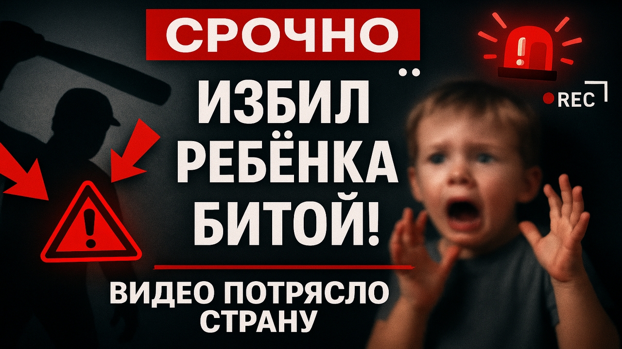 Срочно! Инвалид зверски избивал ребёнка битой — записал видео с угрозами семье смотреть онлайн