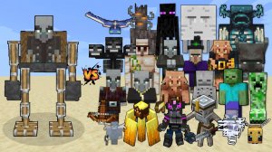 МЕХА РАЗБОЙНИК ПРОТИВ МОБОВ МАЙНКРАФТ