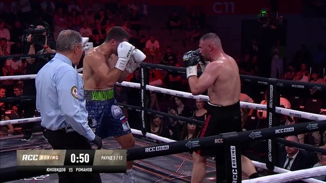 Бой за титул временного чемпиона мира WBA: Евгений Романов vs Георгий Юновидов смотреть онлайн