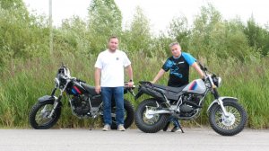 Мотоциклы на широкой резине - TW200 и TW250/300. Обзор, покатушки