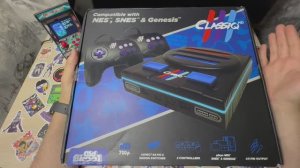 SEGA, NES и SNES три в одном, ретро игровая приставка CLASSIQ 3HD