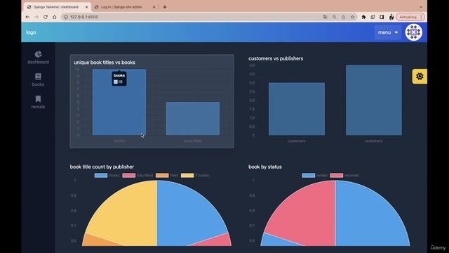 020 Put charts into cards & set the dashboard header смотреть онлайн