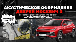 Почему 165 динамики не играют в Москвич 3? Эффект воздушной акустической подушки в дверях #москвич3