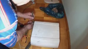 Запорная арматура сливного бачка унитаза: "сложная разборка" и  "простая" сборка.