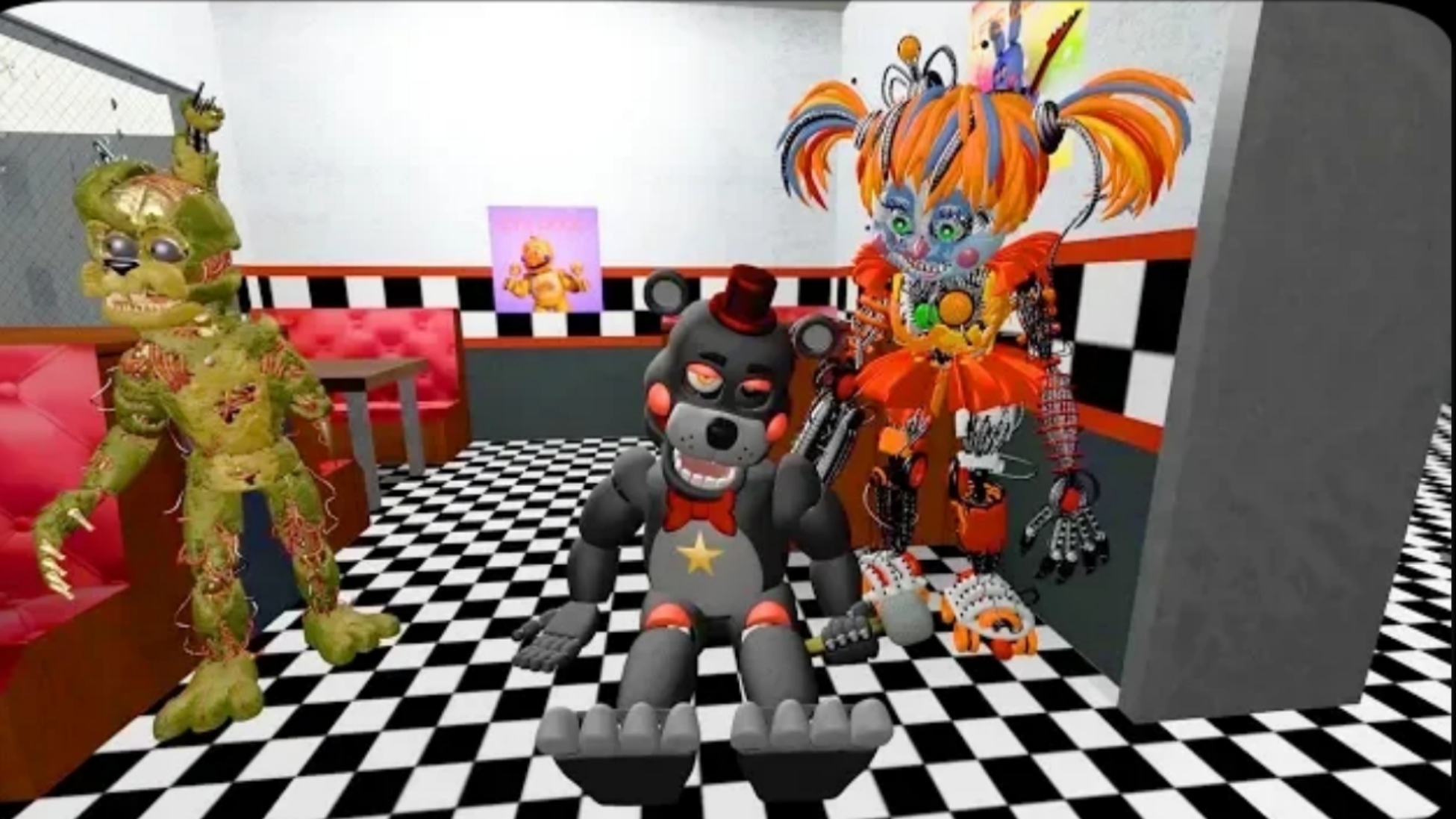 АНИМАТРОНИКИ ОХРАНЯЮТ ПИЦЦЕРИЮ FNAF 6 ► Garry S Mod