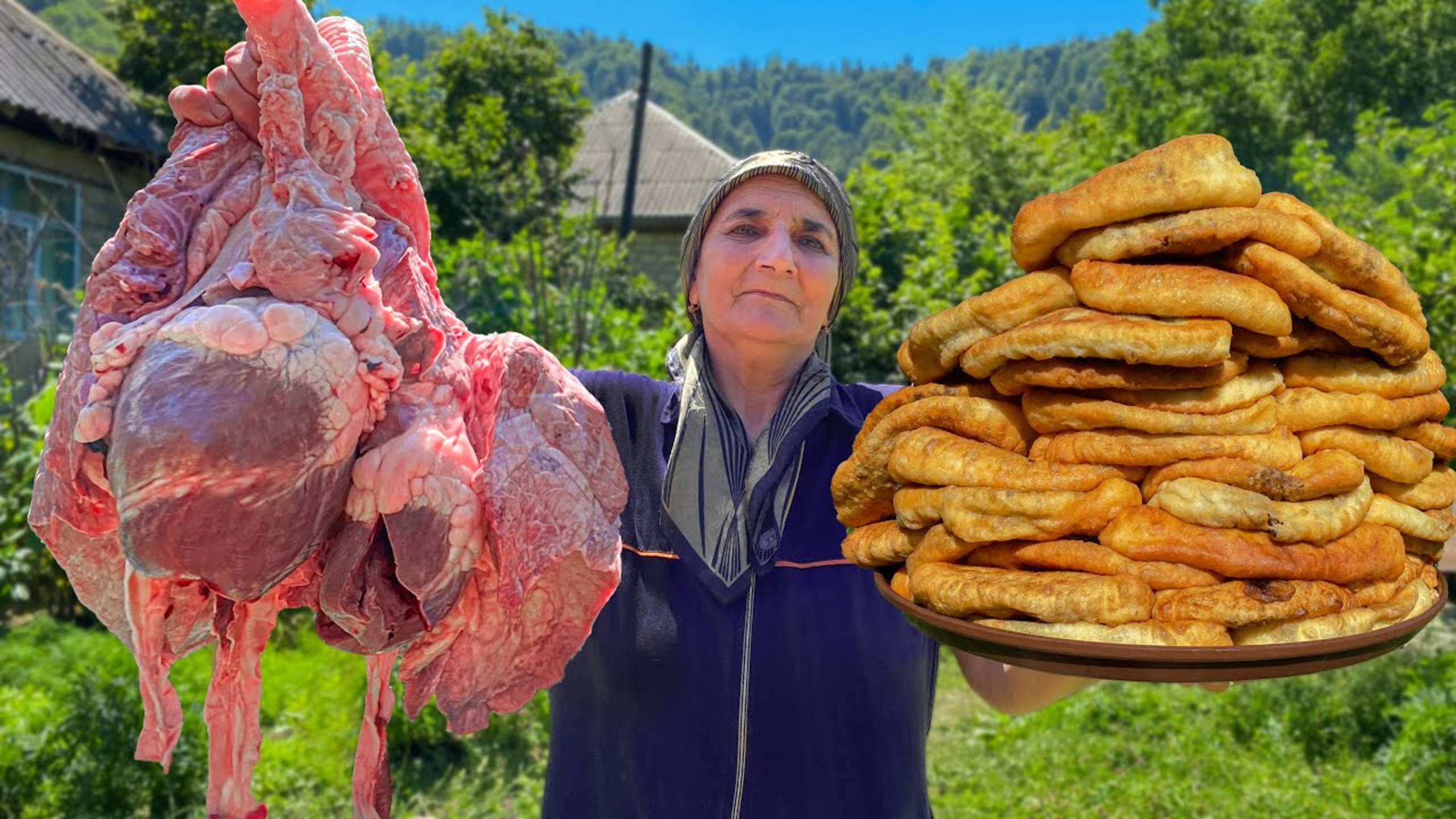 Лучший способ приготовить деревенские пирожки из говяжьих потрохов — жизнь в деревне смотреть онлайн