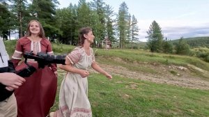 За кадром при съёмке клипа "Ивушки"