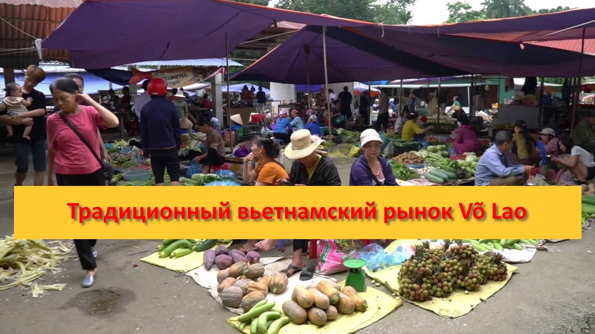 Традиционный вьетнамский рынок Võ Lao смотреть онлайн