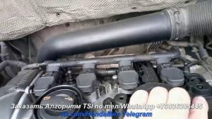 VW Тигуан 2012г с масложором 1л на 300км, устранил масложор без разбора мотора.