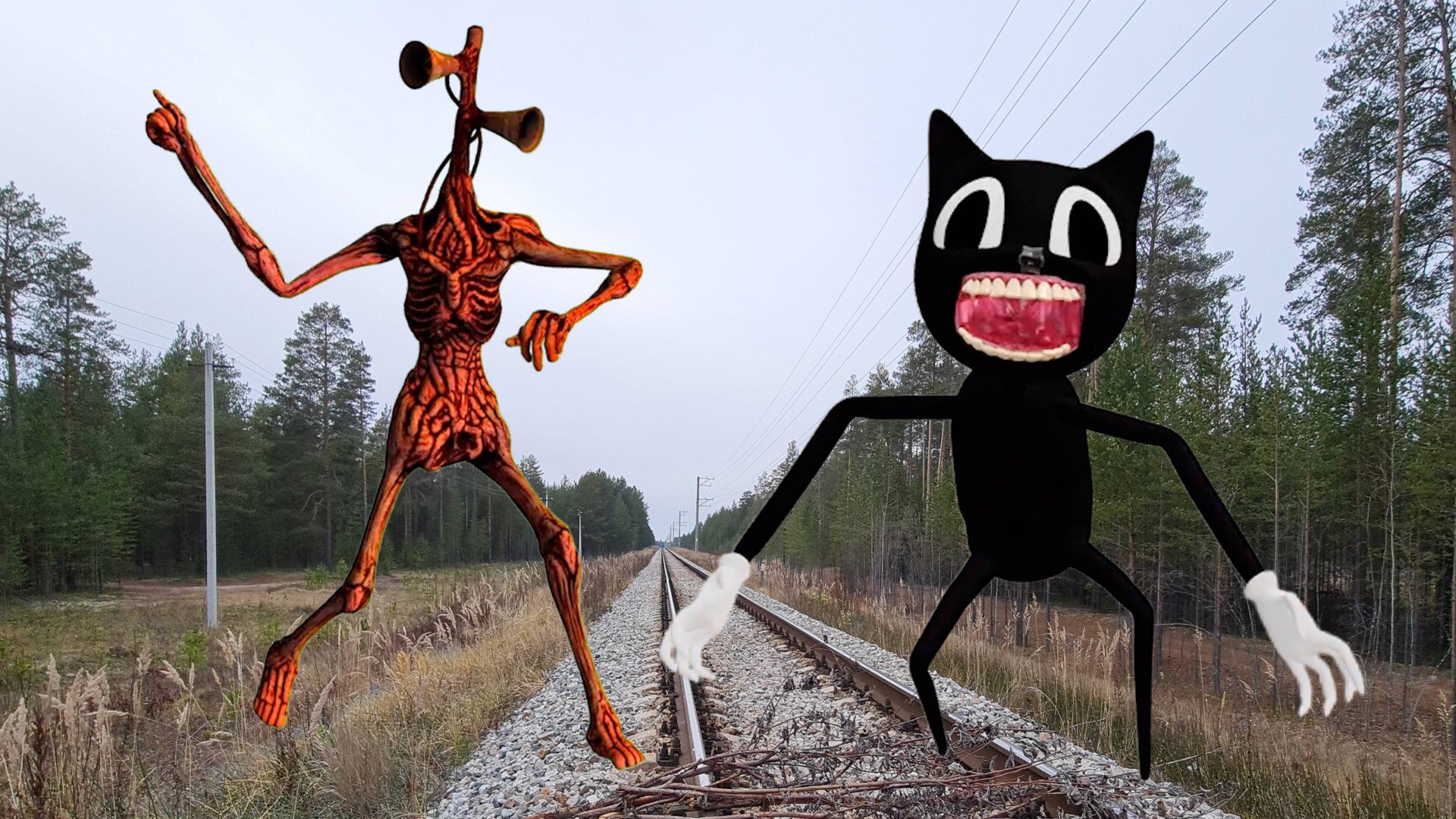 СИРЕНОГОЛОВЫЙ похищает КАРТУН КЭТ