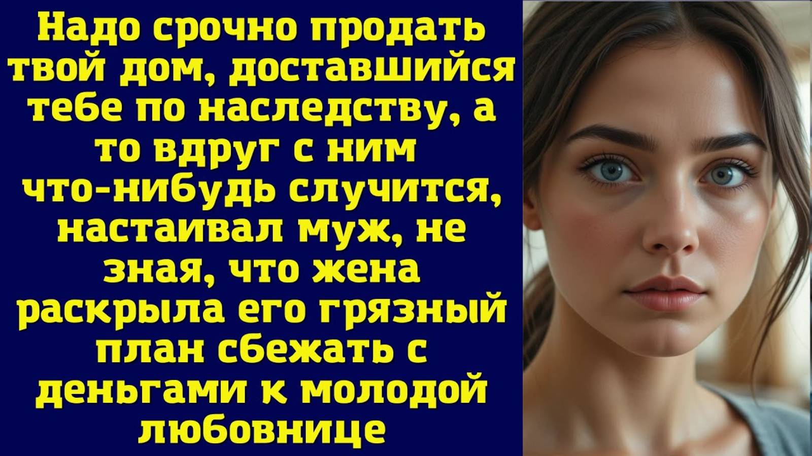 ИСТОРИИ ИЗ ЖИЗНИ: НАДО СРОЧНО ПРОДАТЬ ТВОЙ ДОМ, ДОСТАВШИЙСЯ ТЕБЕ ПО НАСЛЕДСТВУ, А ТО ВДРУГ С НИМ ЧТО смотреть онлайн