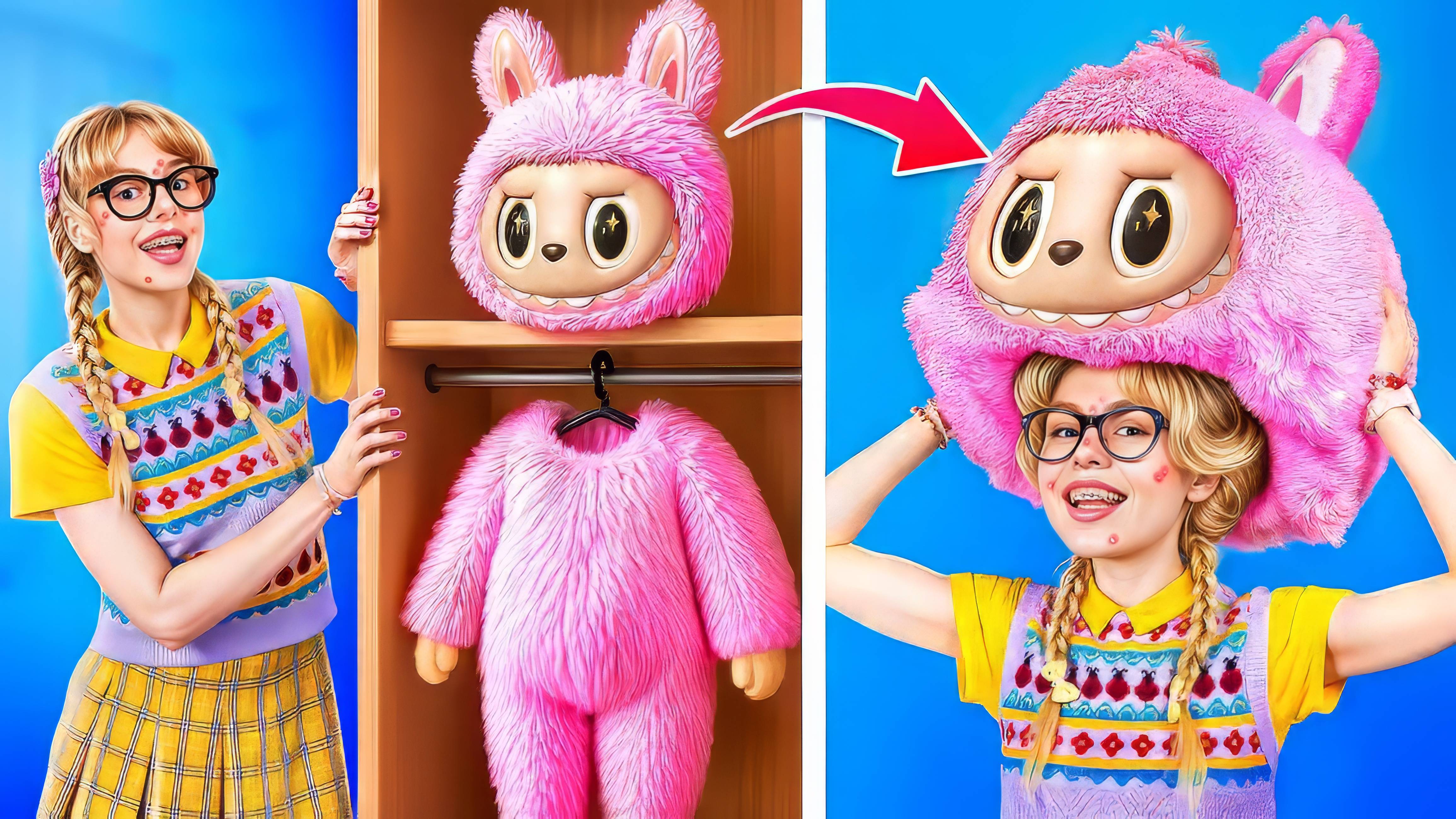 От Ботаника до Куклы ЛАБУБУ! Как Стать Популярной в Лабубу Колледже? - ВУХУУ