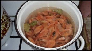 Как креветки варить замороженные неочищенные в кастрюле