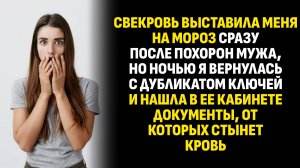 Жизненные истории. Свекровь выставила меня на мороз сразу после похорон мужа. Аудиокниги