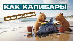 🐬 Как капибары спасли дельфинов | Добрый мультфильм для детей 🌊🧼