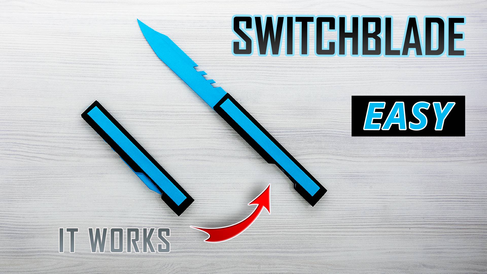 Этот складной нож открывается как настоящее оружие! смотреть онлайн