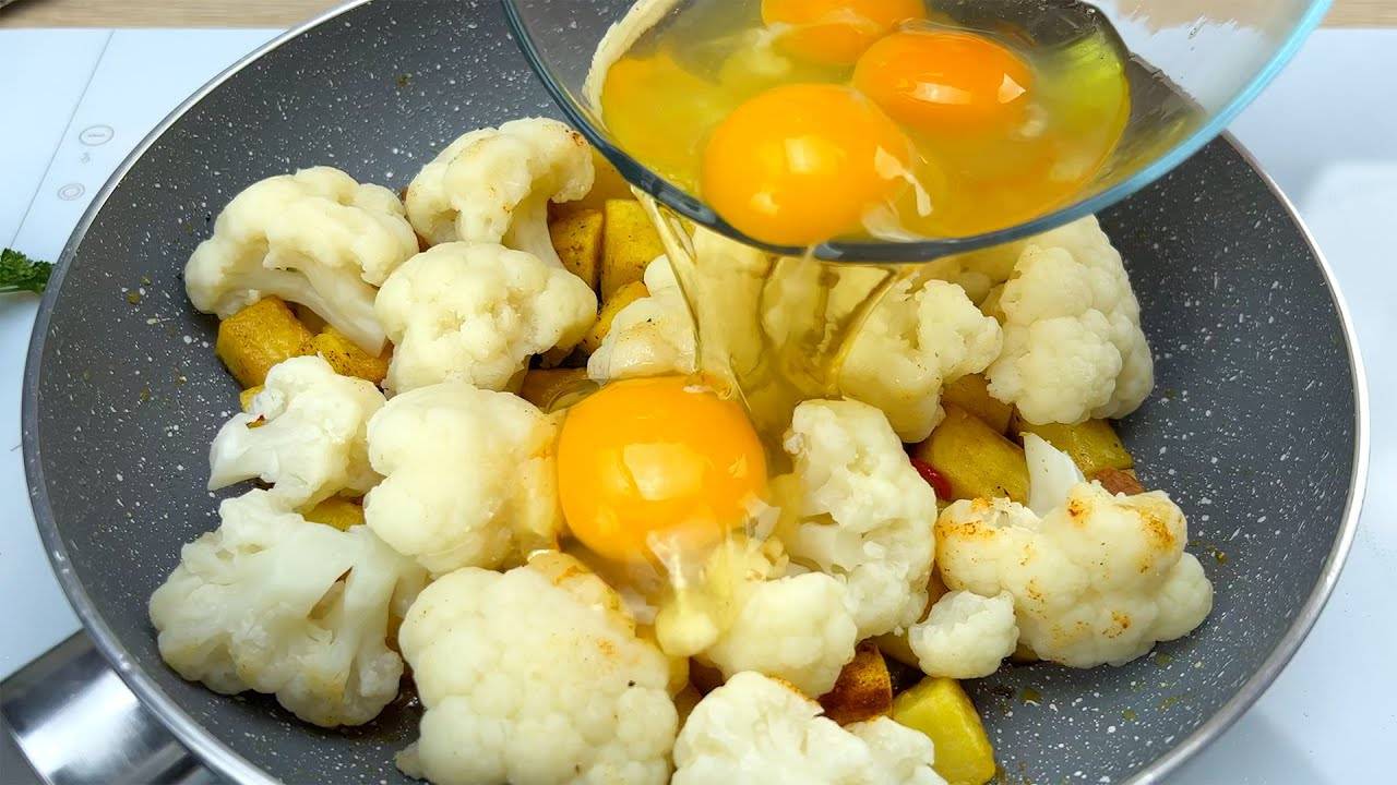 Обжарьте цветную капусту так. Результат невероятный. Самая вкусная цветная капуста на сковороде смотреть онлайн