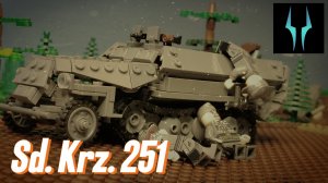 Лего обзор на немецкий бронетранспортер Sd.Kfz. 251