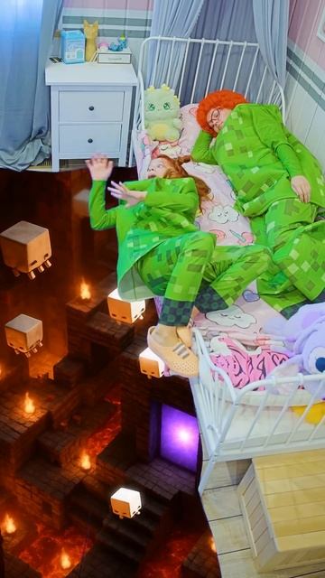 When a Childhood Nightmare Turned Out to Be Real! #family #minecraft #funny смотреть онлайн