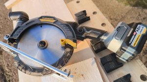 Как пилит ламинат и лдсп аккумуляторная ручная циркулярная пила YUANSEN